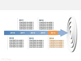 moonkey正中目标红心PPT素材