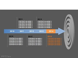 moonkey正中目标红心PPT素材