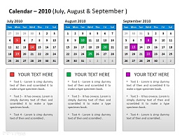 多色彩日历,时间安排表,课程表