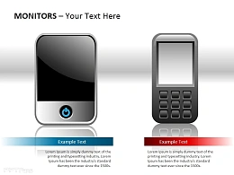 智能手机与平板电脑展示模型