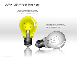 灵感表现之两只灯泡