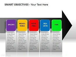带箭头方向的智能列表图示