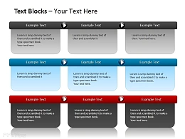 多组并列关系文本框