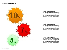 数字百分比递减