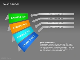 彩色方形立体便签