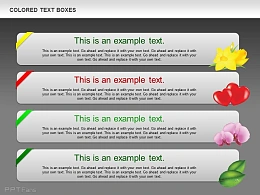 四部分横条形文字说明