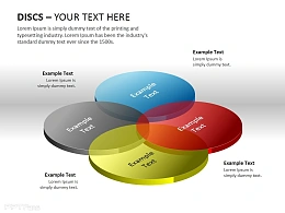 4部分立体半透明饼状舞台
