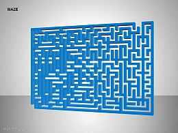 侧看方形迷宫图示说明