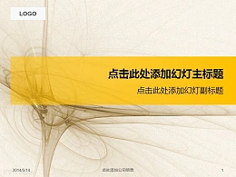 艺术黄色拉丝线条