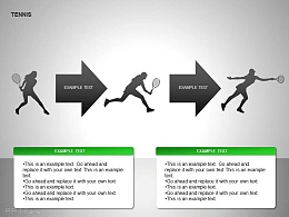 女子网球图示说明