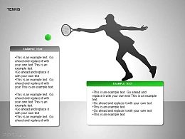 女子网球两部分说明