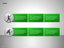 两排并列网球图示说明