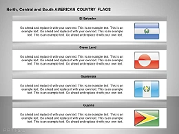 萨尔瓦多、绿地、危地马拉、圭亚那国旗