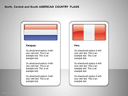 巴拉圭、秘鲁国旗