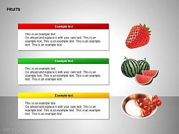草莓、西瓜、红色果子图示