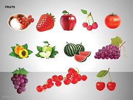 12種水果圖示