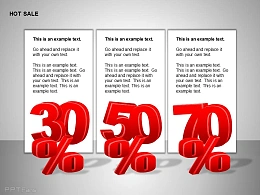 递增等差数字百分比