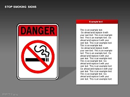 吸烟危险提示