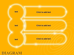 黄色发光并列列表