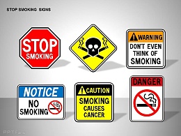 停止吸烟六标志
