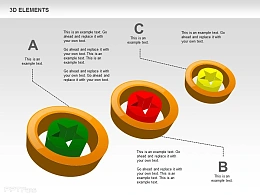 环形星星嵌套三图示