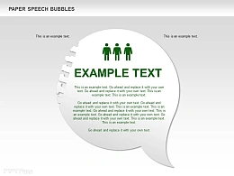 绿色人物圆形对话框