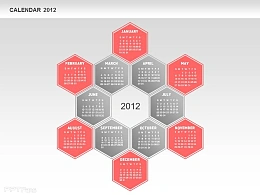 蜂窝状日历之外圈