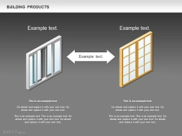 玻璃窗对比图示