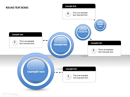圆形文本框四图示