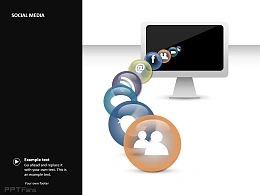 社交媒体图示