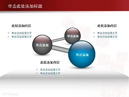 三部分说明 由小到大突出