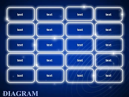 蓝色发光图片墙