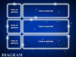 蓝色发光目录文本列表