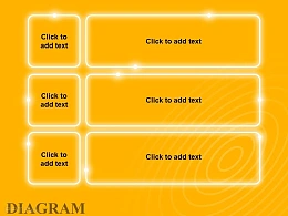 黄色发光目录文本列表