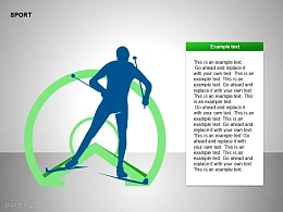 滑雪插图文字说明