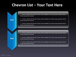 列表说明之两部分箭头向下