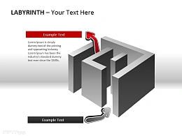 立体迷宫与进出口图示