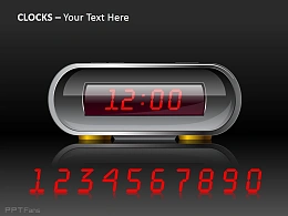 数字闹钟之红色警戒