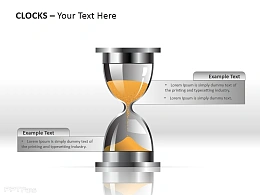 沙漏与标签图解 项目进度