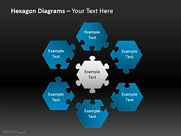 六角拼图与拼块拆分 总分关系