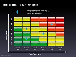 水晶风格的风险矩阵图