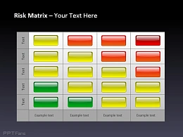 果冻风格双坐标文本风险矩阵
