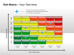 水晶风格的风险矩阵图