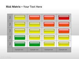 果冻风格双坐标文本风险矩阵