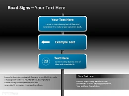 导航路标PPT模板