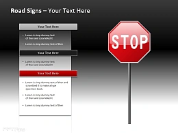 禁止通行PPT模板免费下载