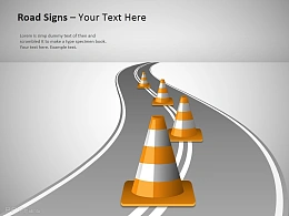 排成一列的雪糕筒幻灯片素材下载