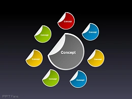 个性便签纸PPT模板免费下载