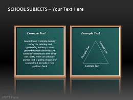 小黑板ppt模板免费下载