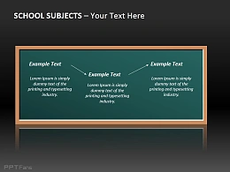 黑板写真PPT模板免费下载